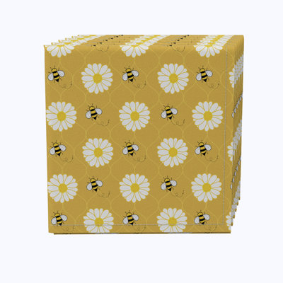 100% Cotton Floral Rectangle Napkin