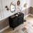 Black Accent Cabinet with Doors
