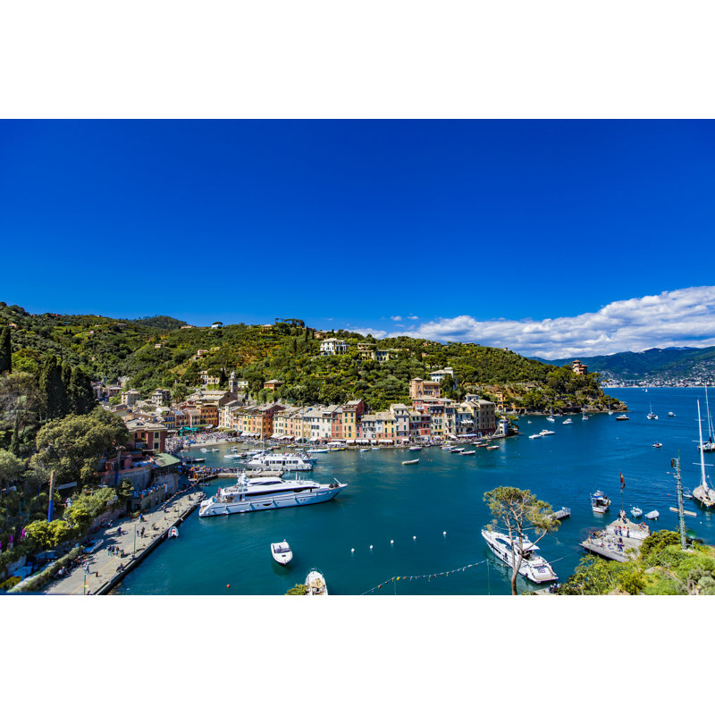 Yohandri Portofino, Italie sur toile par Boggy22, photographie, H 8 po x l 12 po