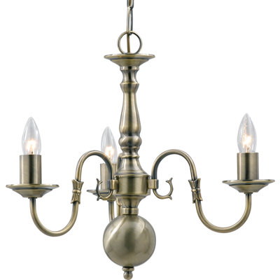 Roosevelt 3 - Light Geometric Chandelier