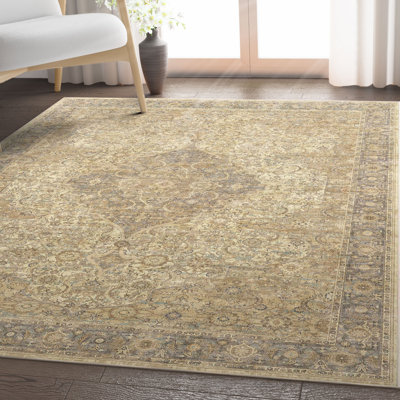 Espy Ankara Vintage Medallion Oriental Area Rug