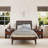 Bethelmie Solid Wood Upholstered Headboard Bed Frame
