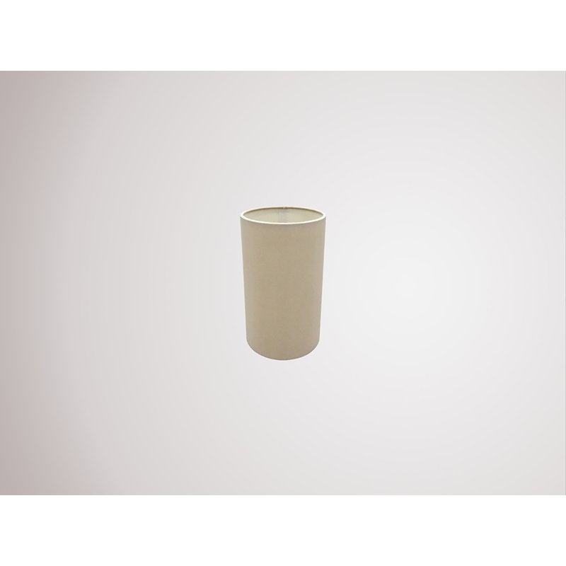20cm H Faux Silk Drum Lamp Shade, Nude Beige