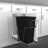 Rev-A-Shelf Pull Out Trash Can 35 Qt for Kitchen Cabinets-48416179