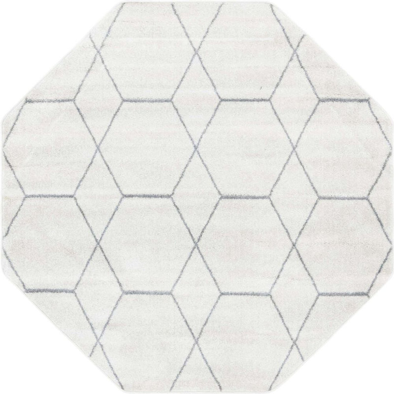 Tellaro Abstract Indoor Rug, Octagon 5' x 5'