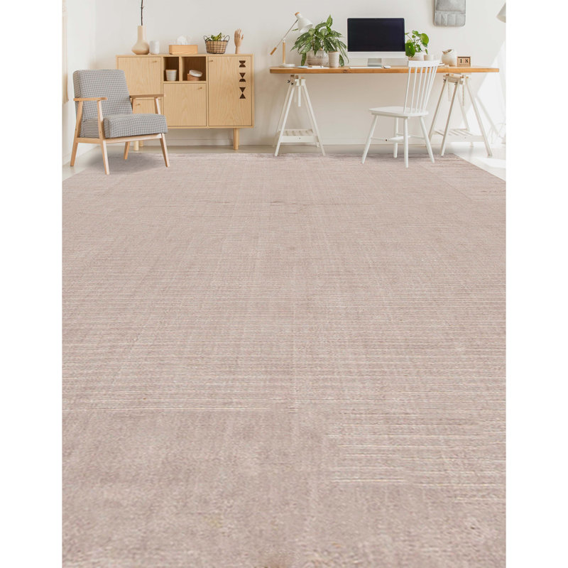 Area Rug in Ivory, Rectangle 5'6" x 8'