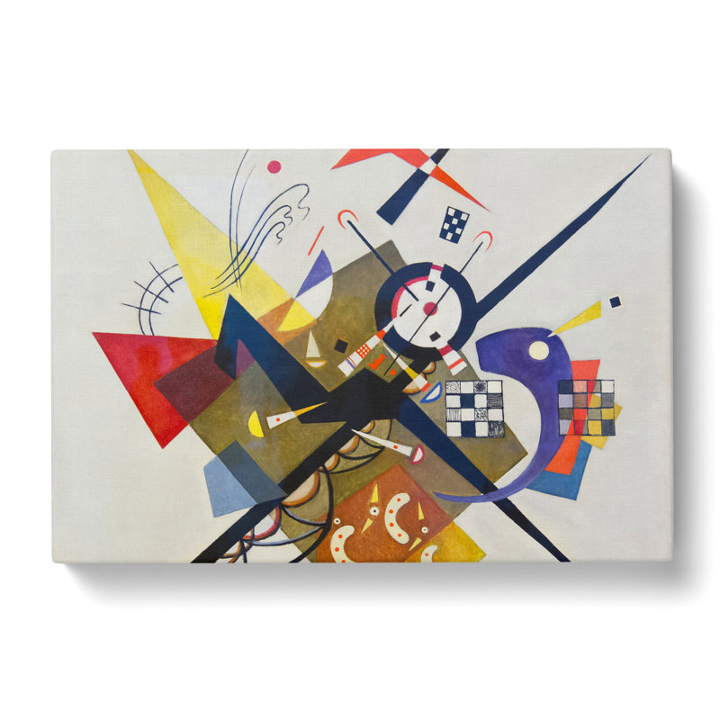 On White II by Wassily Kandinsky - Wrapped Canvas Painting, 50cm H x 76cm W x 3cm D