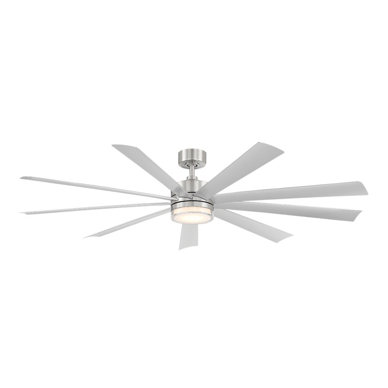 72 Wynd 9 - Blade Smart Ceiling Fan with LED Light Kit and Remote Control Included, Works With Alexa and iOS or Android App