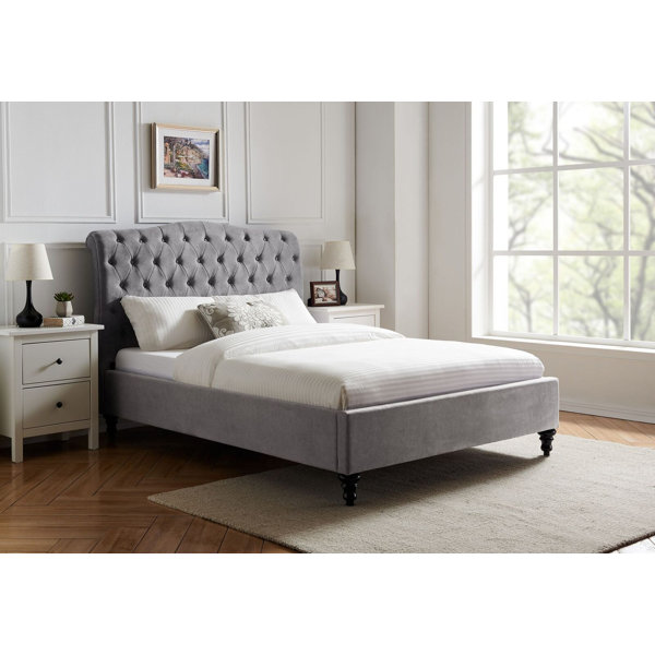 Three Posts Fairfield Upholstered Bed Platform & Reviews | Wayfair.co.uk