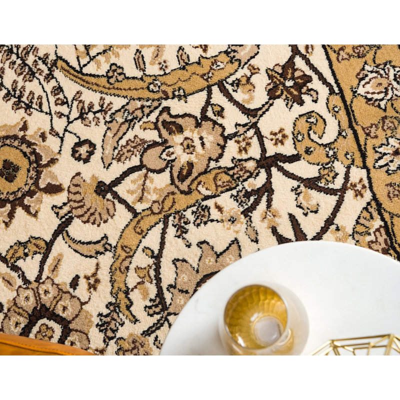 Tapis ivoire Britannia, Carré 8 pi