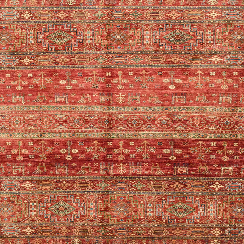 Tapis abstrait moderne 3728, Carré 8 pi