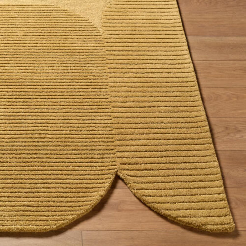 Tapis d'intérieur touffeté à la main Tate, Rectangle 5 pi x 7 pi 6 po