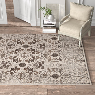 Tapis oriental beige foncé Derby