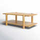 Hepburn 2 Shelf Wood Coffee Table