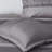 7 Piece Comforter - Grey/taupe King Drop Luxury Bed Embroidered Skirt-116011700