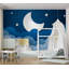 Adhésif mural pelez et collez pour enfants - Rêve de lune abstrait-525504194