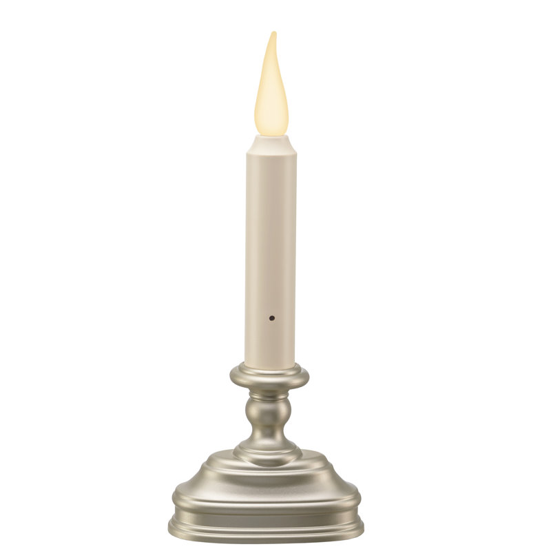 Unscented Flameless Candle, Pewter