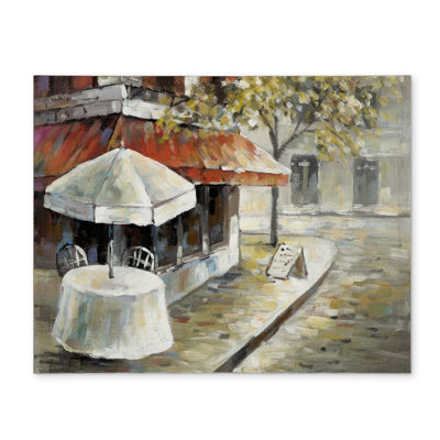 Deserted and Sunny Street Polyester Placemat - Home Decor