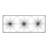 Metal Sea Urchin Starburst Home Wall Decor with Black Frame