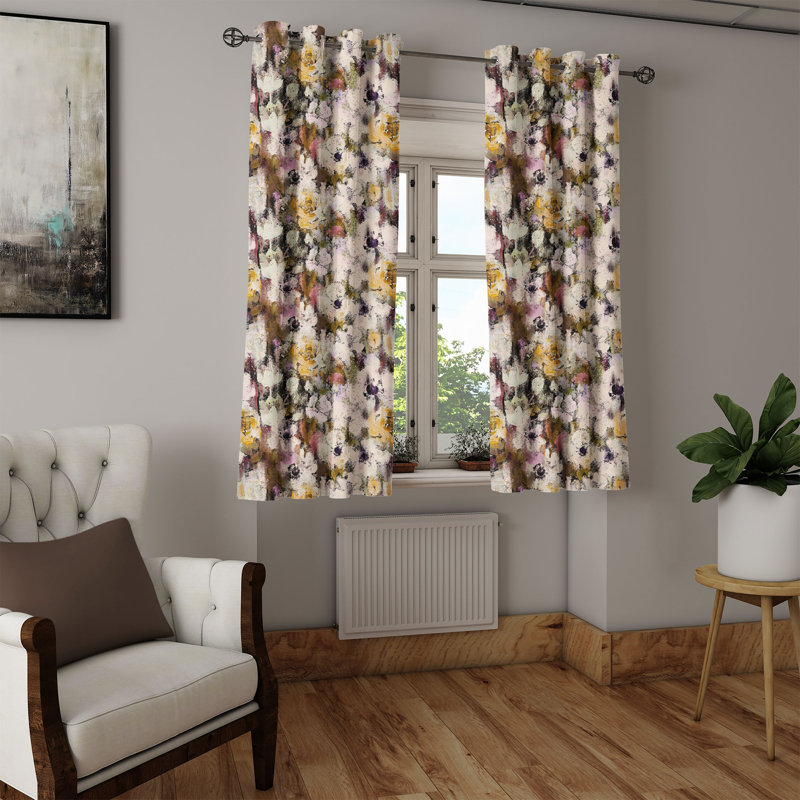 Semi Sheer Curtain Pair