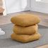 Upholstered Swivel Footrest Round Accent Ottoman