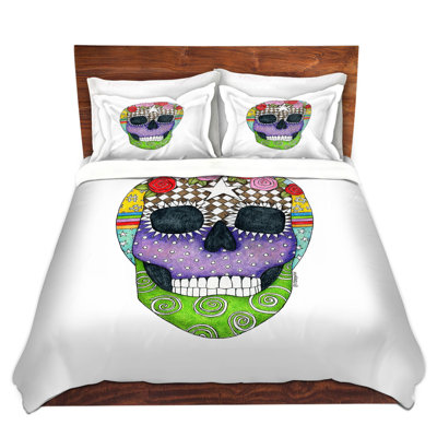Ensemble de housse de couette Sugar Skull