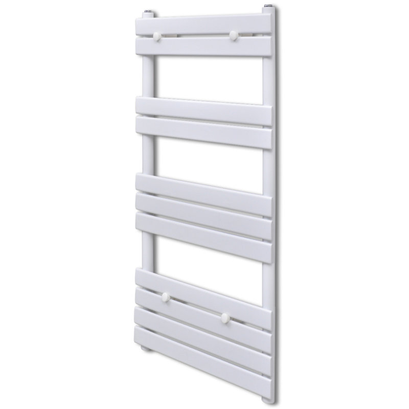 Wall-Mounted Warm Water Heated Towel Rail, 120 cm H x 60 cm W