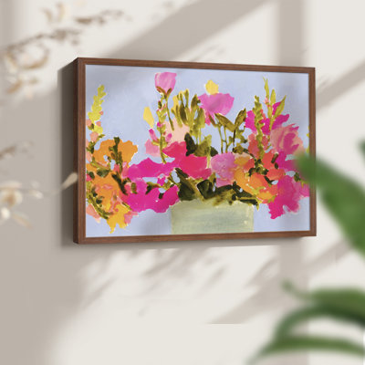 Fleurs saturées de printemps I - reproduction encadrée - réarmable