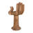 Buddha Solid Wood Counter Stool