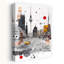 «Vibrant Berlin City», art abstrait moderne de la ville-129477350