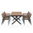 Experience Outdoor Dining Freedom With A Flexible Set Including Six Chairs And A Table That Extends From 62.9 To 82.6 Inches For Personalized Arrangements-1452264202