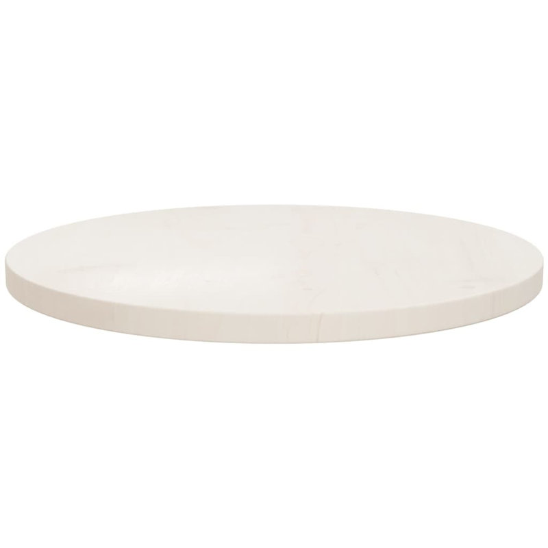 Kellar Solid Wood Table Top, White, 2.5cm H x 50cm W x 50cm D