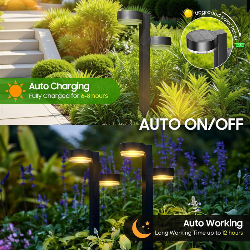Solar Lights Pathway Outdoor Waterproof