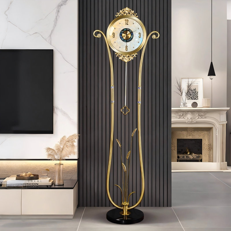 Horloge de luxe or