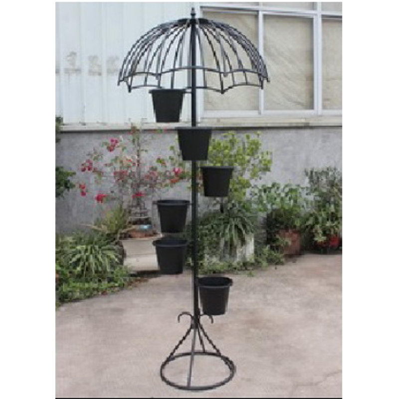 Support pour plante de parasol, Noir