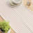 Rectangular Striped Cotton Twill Tablecloth-1451953052