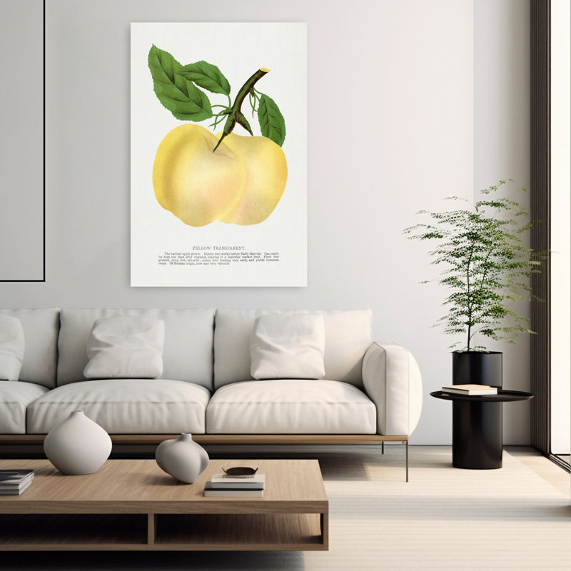 Art mural jaune sur fond jaune, H 60 po x l 40 po