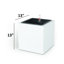 Boîte à fleurs en plastique / composite Dewhurst-689524062-689524063