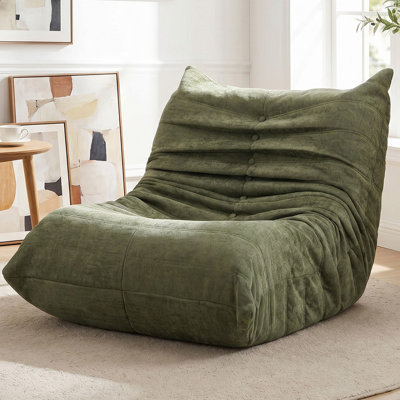 35'' Modern Armless Floor Sofa Chair