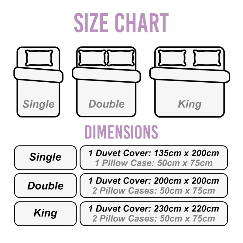 Luxury Gingham Microfibre Duvet Cover Set with Pillowcases Soft Breathable Easy Care Bedding All Sizes, Lilac