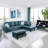 Leilarose 103.5'' Faux Leather Sofa