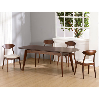 Rozella 5-Piece Solid Wood Dining Table Set
