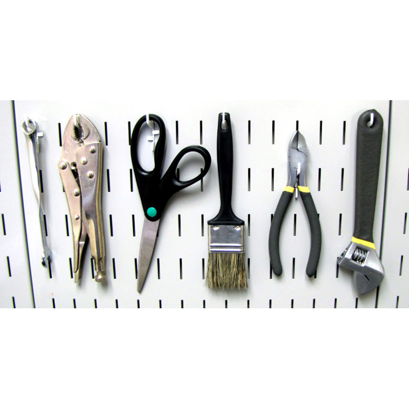 Ensemble d'accessoires pour poste de travail à fente, Blanc