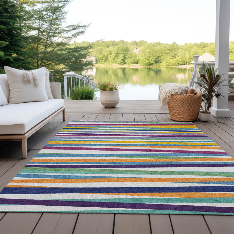  Machine Washable Indoor/Outdoor Chantille ACN997 Gray Area Rug, Rectangle 2'6" x 3'10"
