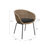 Comfortable Patio Lounge Chairs Steel Rattan Modern Patio Balcony Set