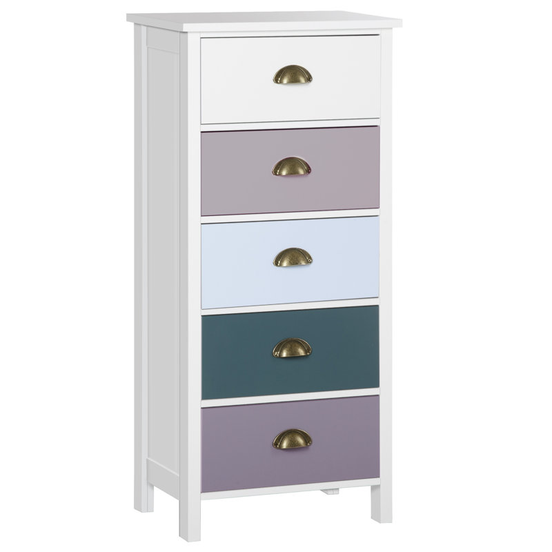 Rolph 45cm W 5 - Drawer Chest of Drawers