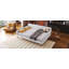 Lit de jour double rembourré avec 4 pieds de soutien, beige-1938211038