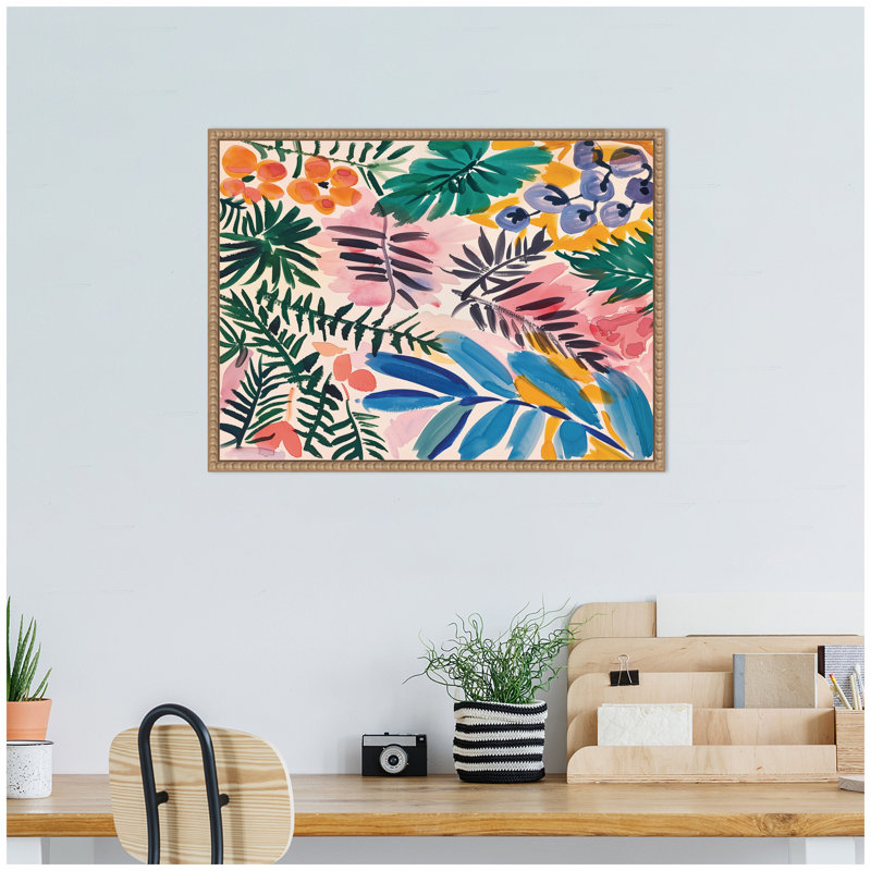 «Jungle Botanical» par Amy Lighthall, reproduction d'art sur toile encadrée