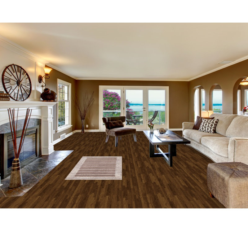 Tapis oriental abstrait en laine fait à la main 3 x 5