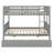 2-In-1 Wood Bunk Bed Convertible To 2 Beds With Drawers Ladder Safety Guardrails-518456235